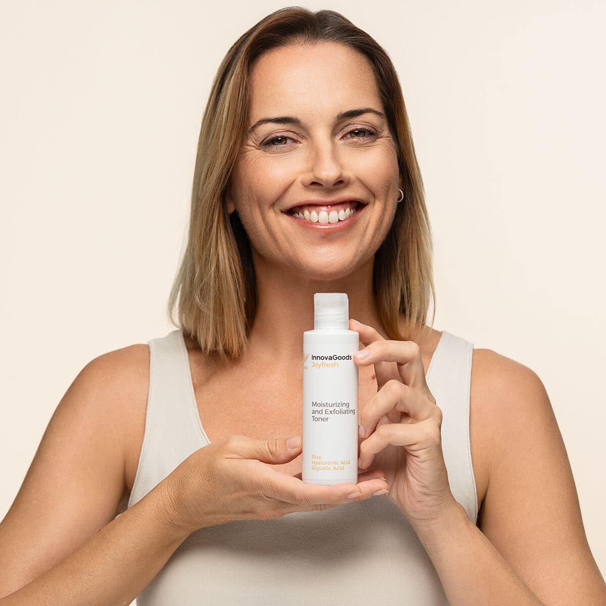 Feuchtigkeitsspendendes Gesichtswasser mit Peeling-Effekt Rice Joyfresh InnovaGoods 150 ml - Thumbnail 2