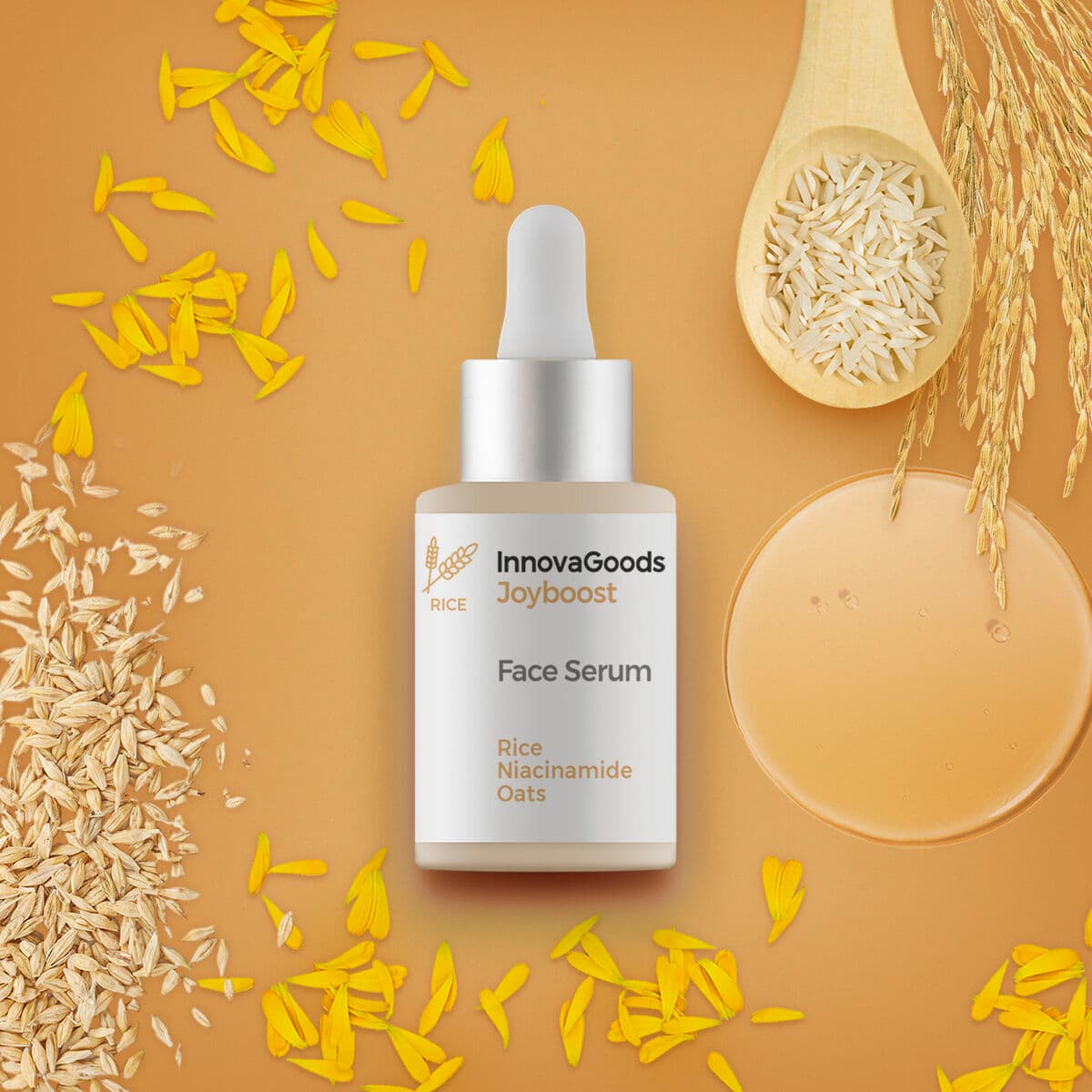 Gesichtsserum Rice Joyboost InnovaGoods 30 ml - Thumbnail 5