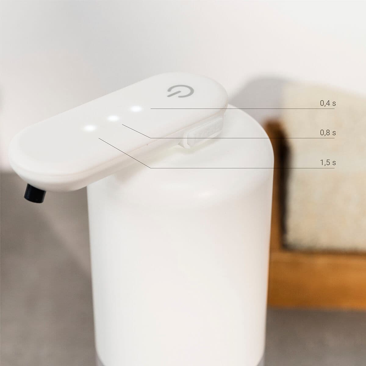 Nachfüllbarer automatischer Spender für Flüssigseife Bitesap InnovaGoods - Thumbnail 4