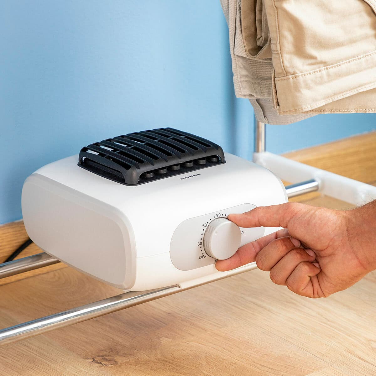 Tragbarer elektrischer Wäschetrockner mit 2 Höhen Dupledry Blue InnovaGoods 1200 W - Thumbnail 7