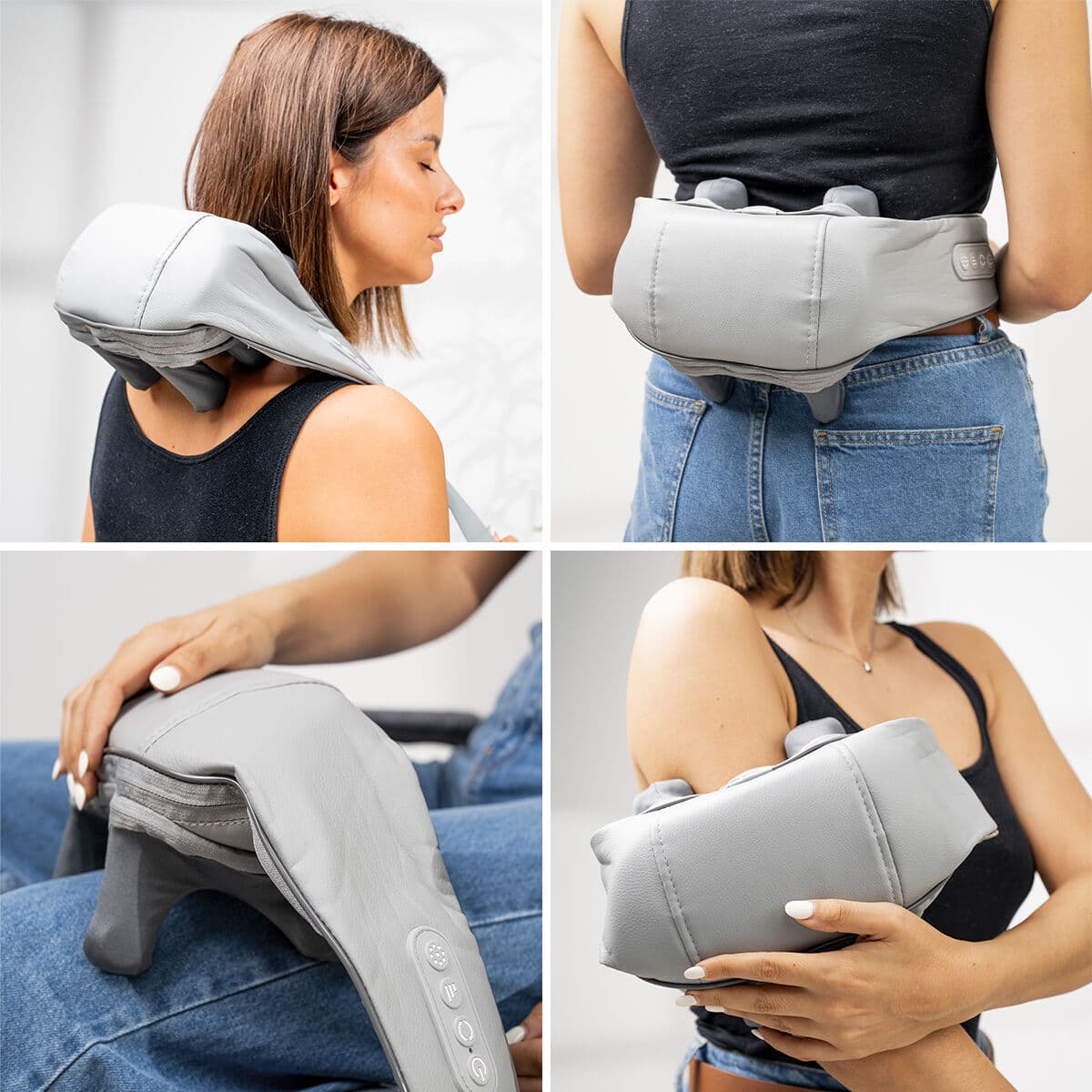 Wiederaufladbares 6D-Nacken- und Rückenmassagegerät Silax InnovaGoods - Thumbnail 5