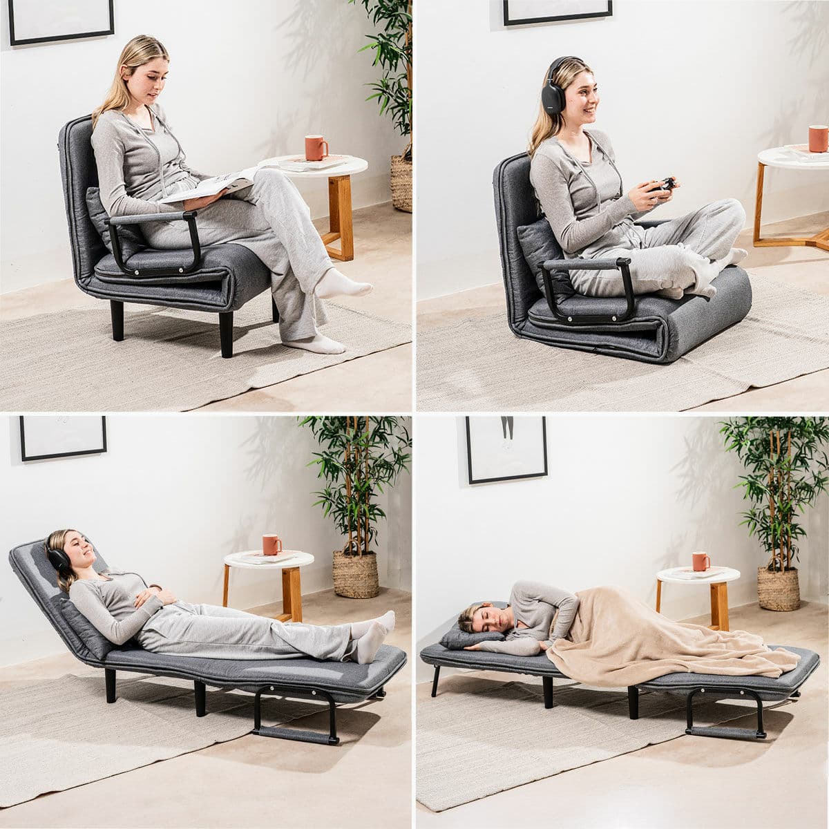 4-in-1 Schlafsessel Softfa InnovaGoods — Bild 1