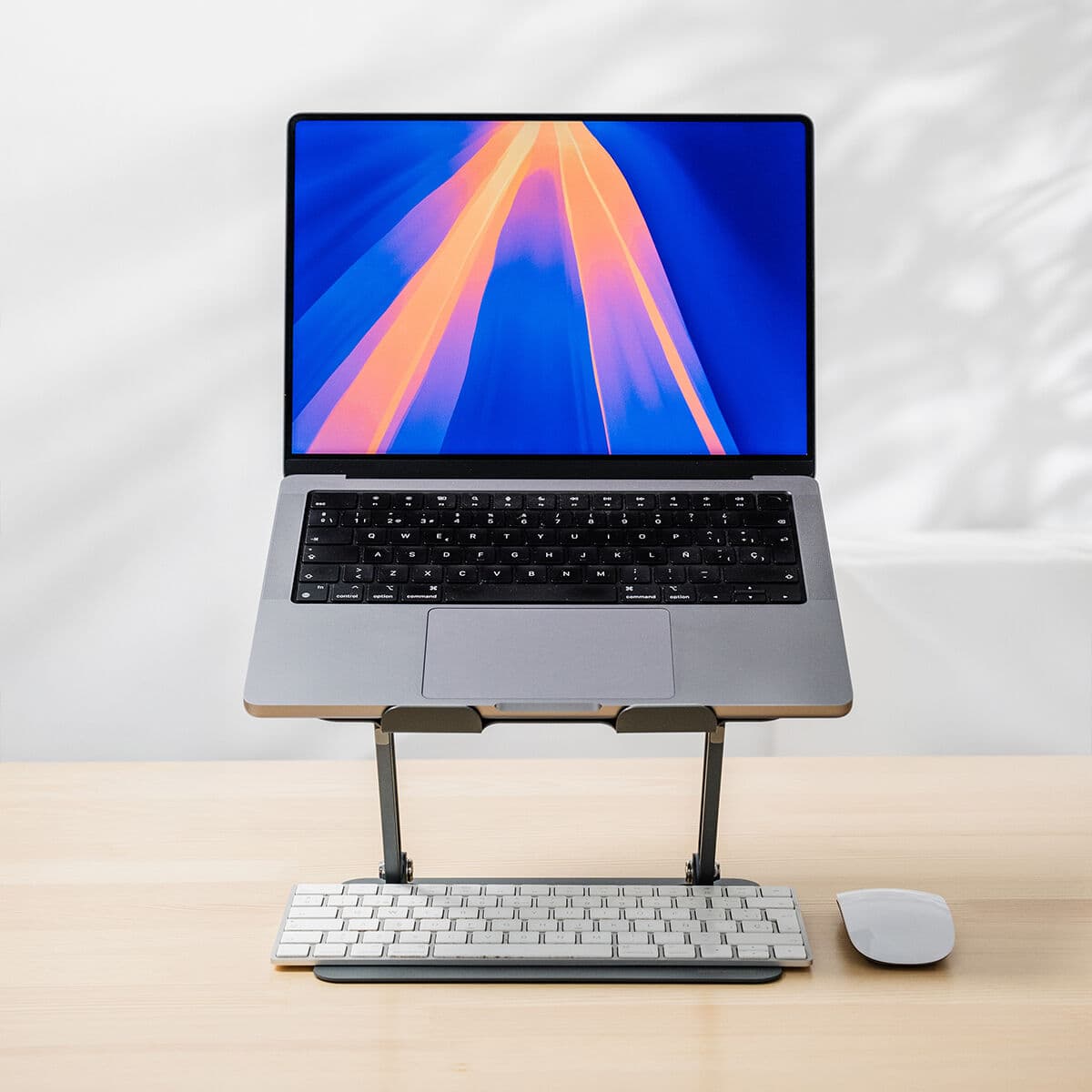 Zusammenklappbarer und verstellbarer Laptop-Ständer Lastan InnovaGoods - Thumbnail 2