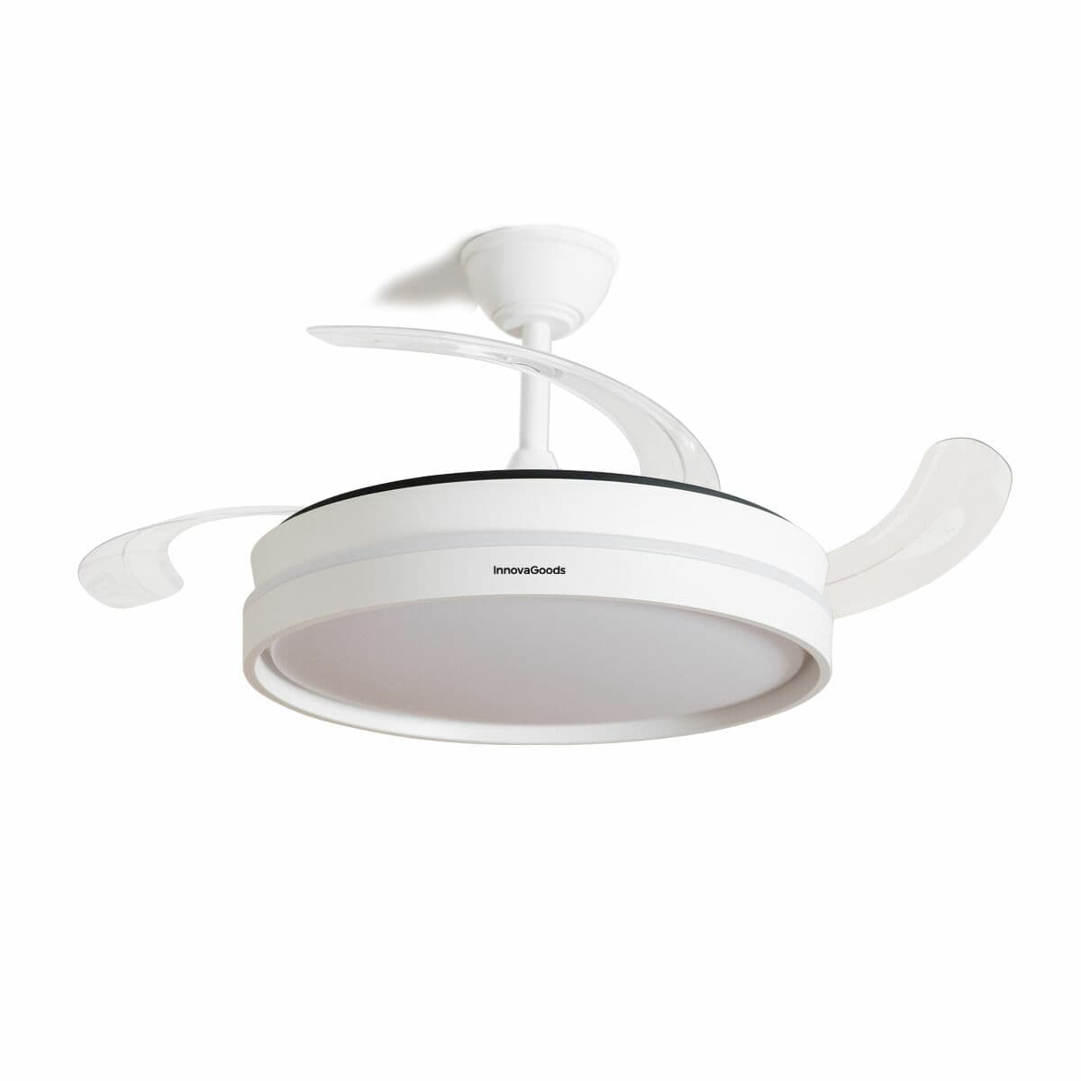 Deckenventilator mit LED-Licht und 4 einklappbaren Flügeln Keteez InnovaGoods Weiß 72 W Ø49-104 cm - Thumbnail 7