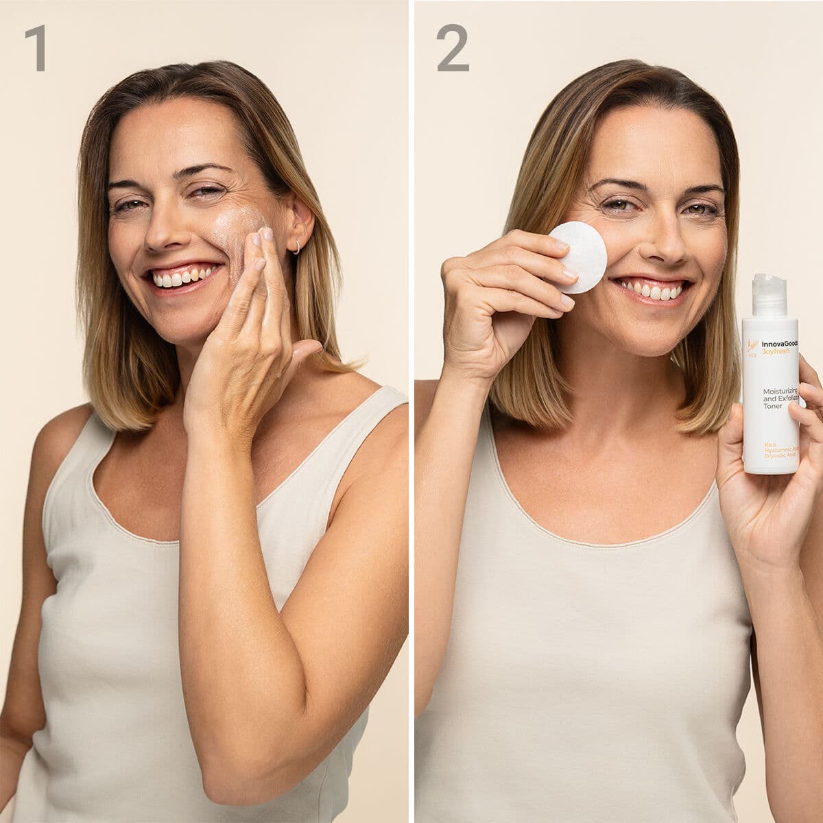 Doppel-Pack Gesichtsreinigung Rice InnovaGoods - Thumbnail 2