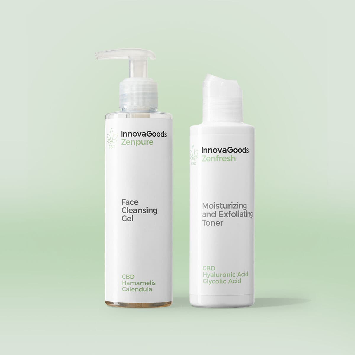 Doppel-Pack Gesichtsreinigung CBD InnovaGoods — Bild 1