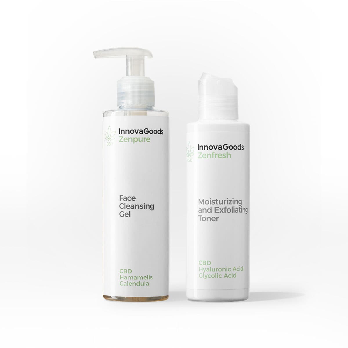 Doppel-Pack Gesichtsreinigung CBD InnovaGoods - Thumbnail 3