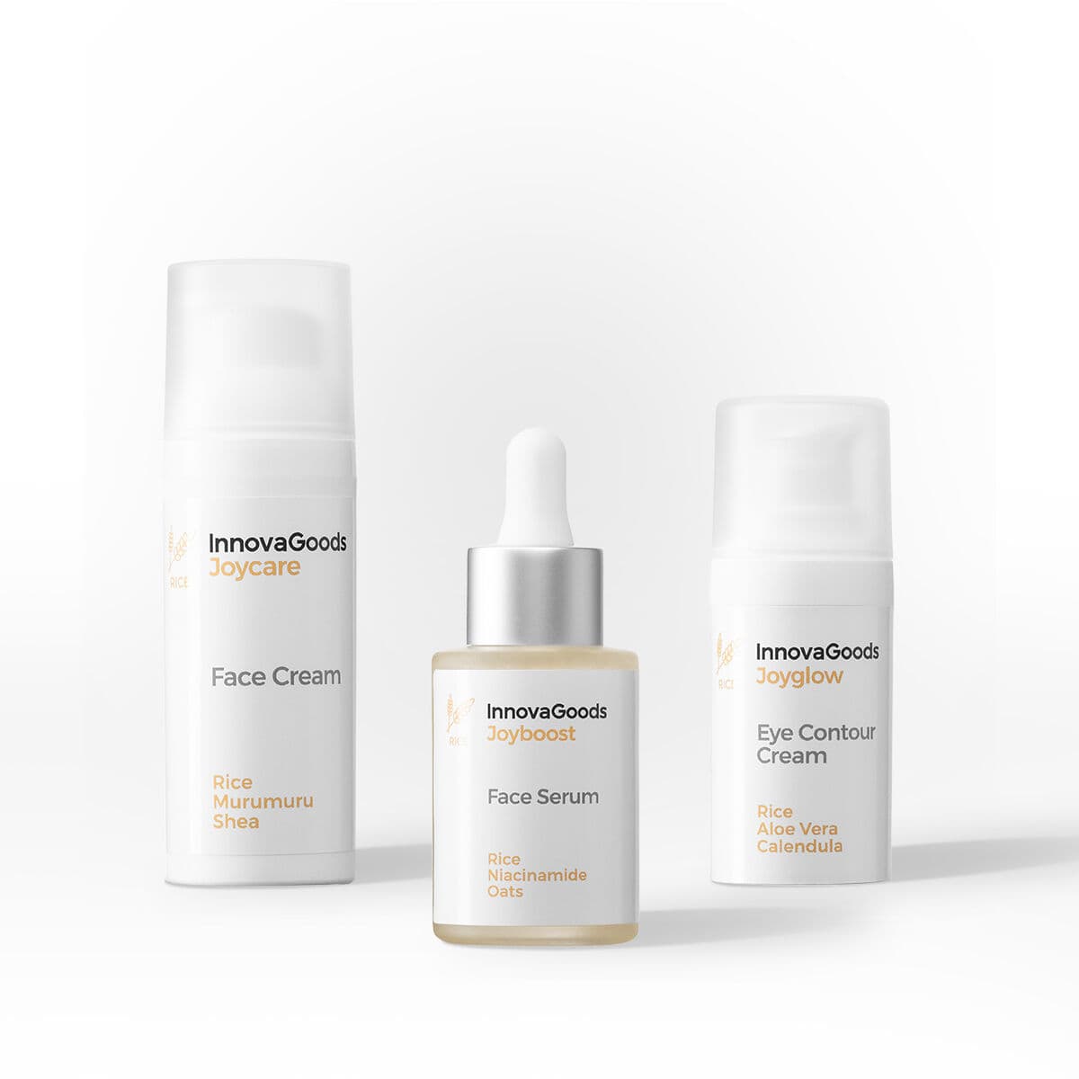 Pack Feuchtigkeitspflege Gesicht Rice InnovaGoods - Thumbnail 5