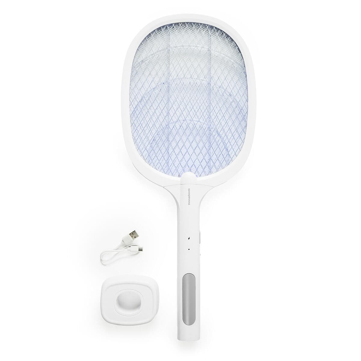 2-in-1 wiederaufladbares Racket zum Insektenvernichten mit UV-Licht Elecfly InnovaGoods - Thumbnail 4