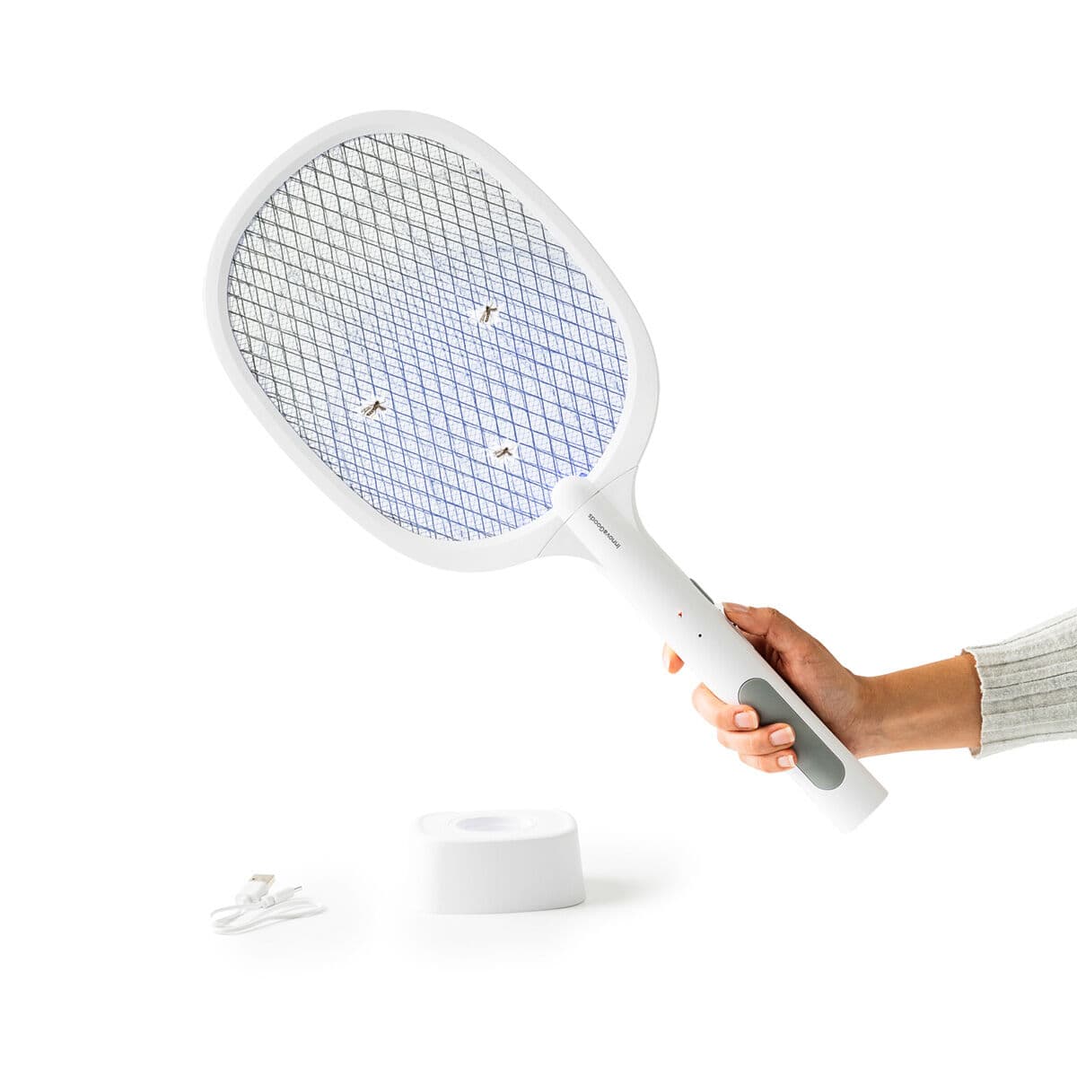 2-in-1 wiederaufladbares Racket zum Insektenvernichten mit UV-Licht Elecfly InnovaGoods - Thumbnail 6