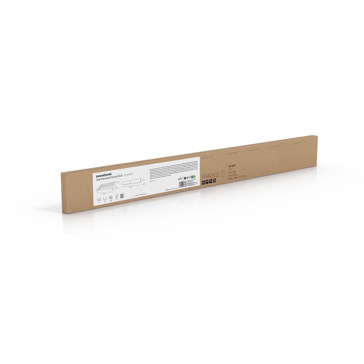 Klappbarer, ausziehbarer, einziehbarer Wand-Wäscheständer Dryva 100 InnovaGoods - Thumbnail 8