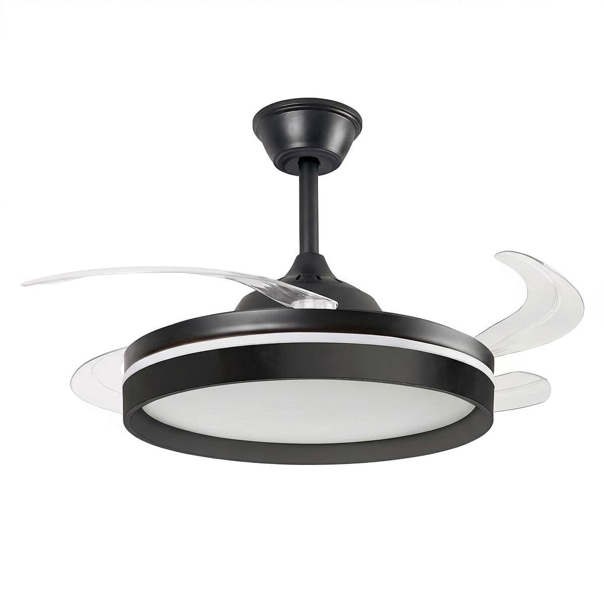 Deckenventilator mit LED-Licht, 4 einziehbaren Flügeln und Fernbedienung InnovaGoods - Thumbnail 7