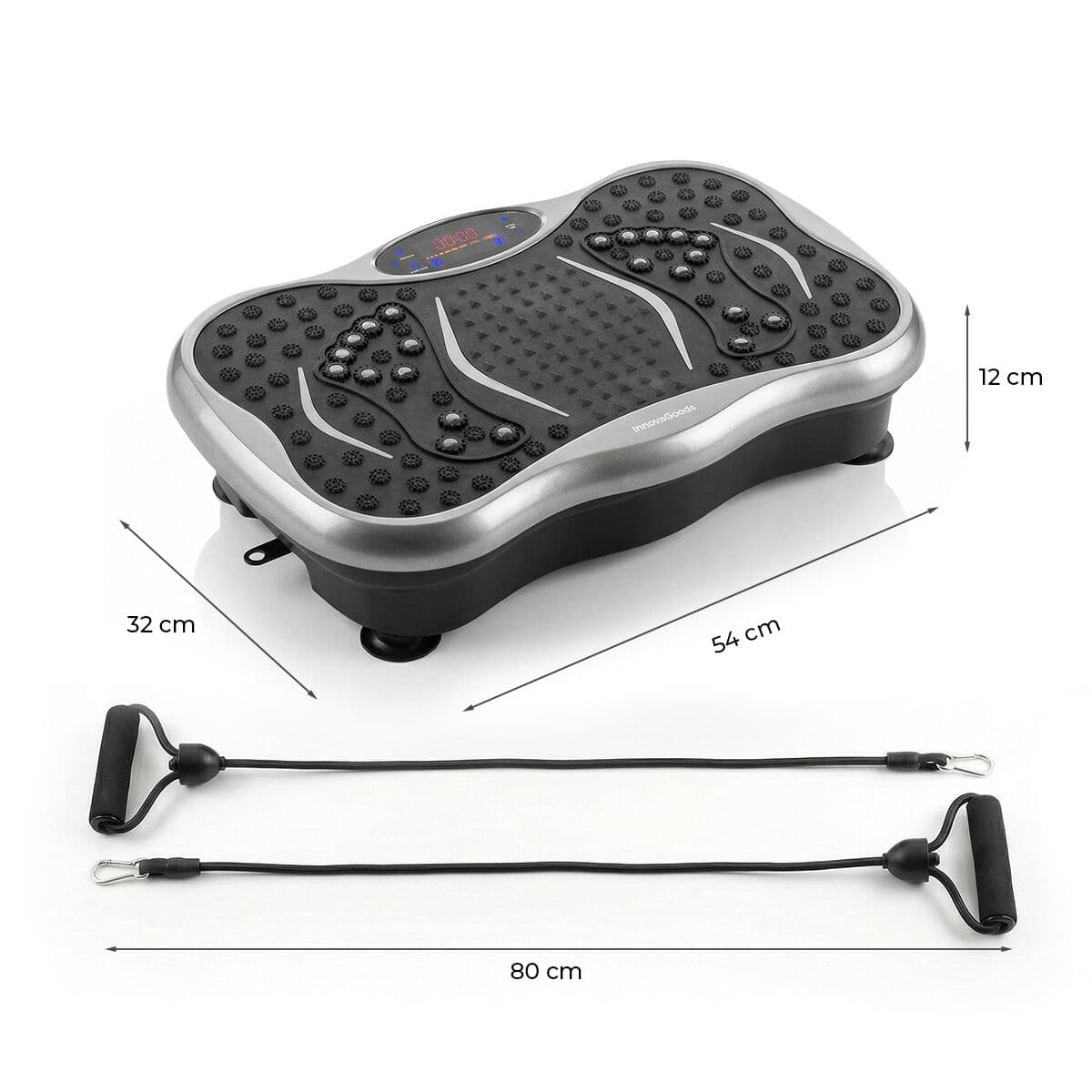 Vibrationsplattform mit Lautsprecher, Widerstandsbändern und Fernbedienung Vivflow InnovaGoods - Thumbnail 6