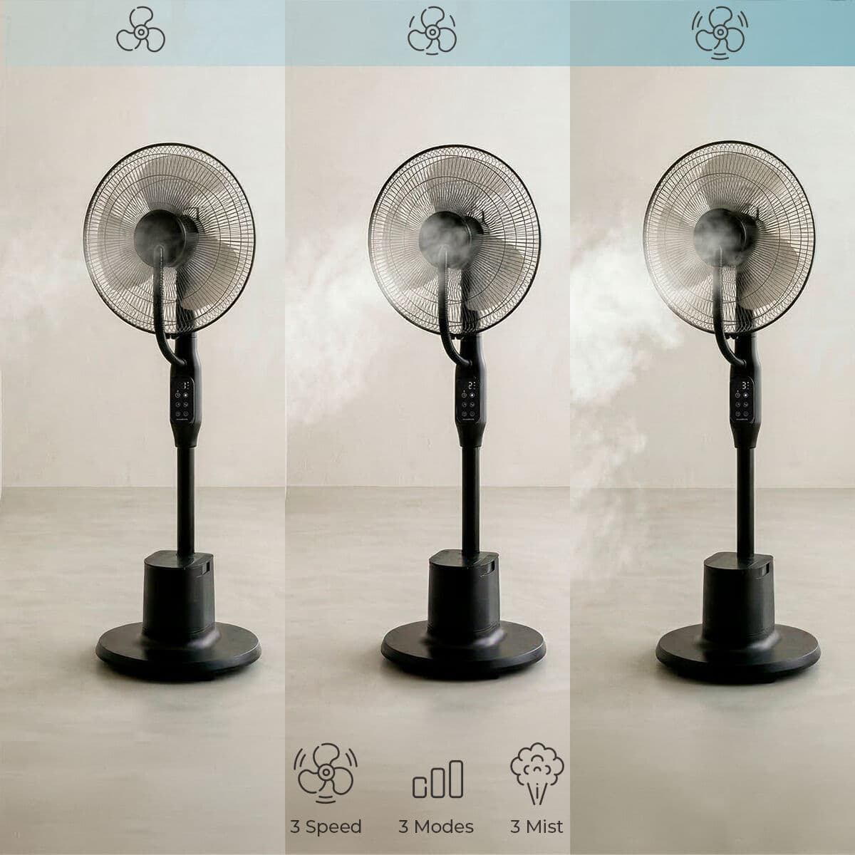 Standventilador und -vernebler mit Fernbedienung Sprair InnovaGoods - Thumbnail 2