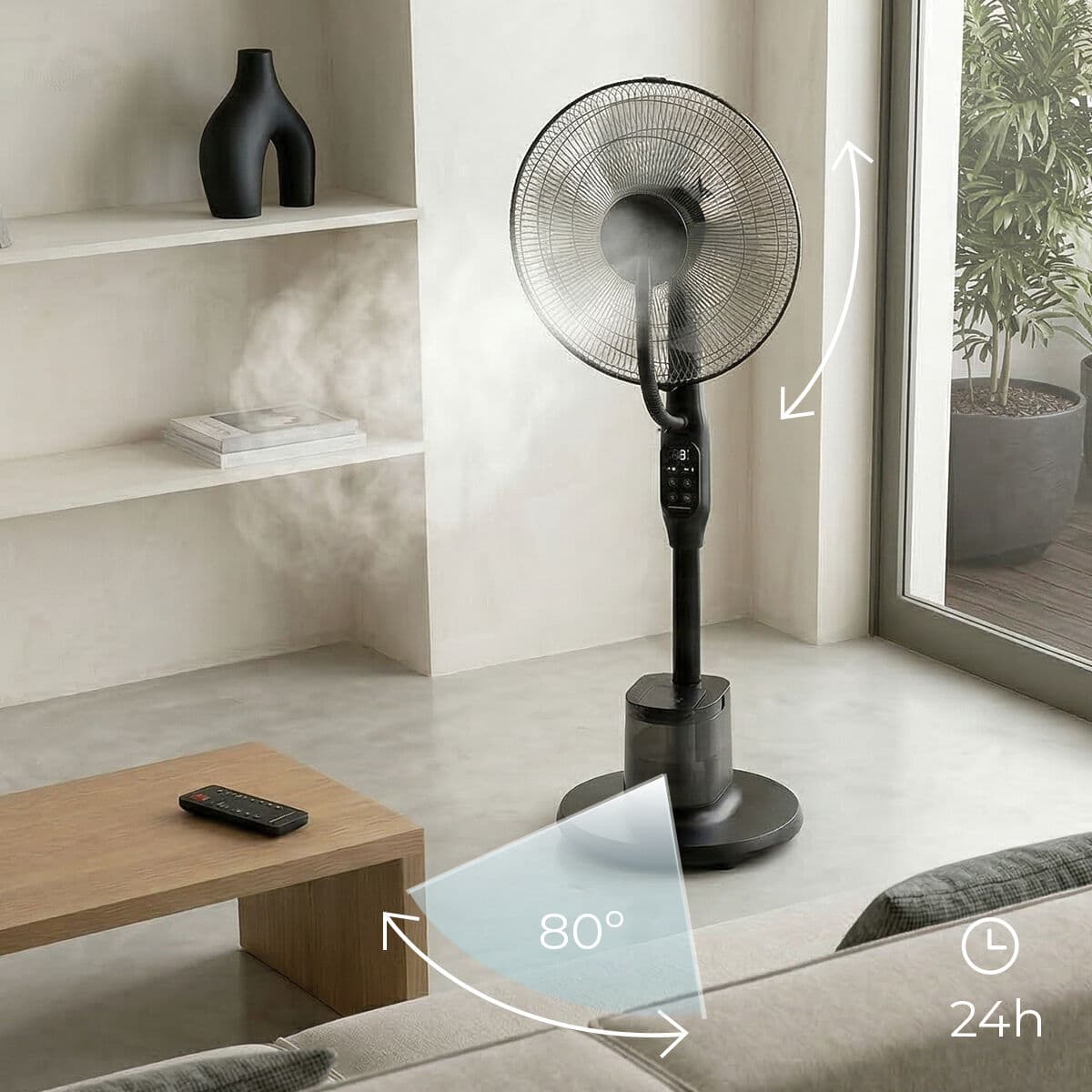 Standventilador und -vernebler mit Fernbedienung Sprair InnovaGoods - Thumbnail 3