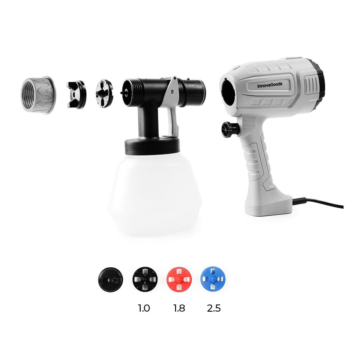 Elektrische Farbspritzpistole Spraint InnovaGoods 1 L 500 W - Thumbnail 8