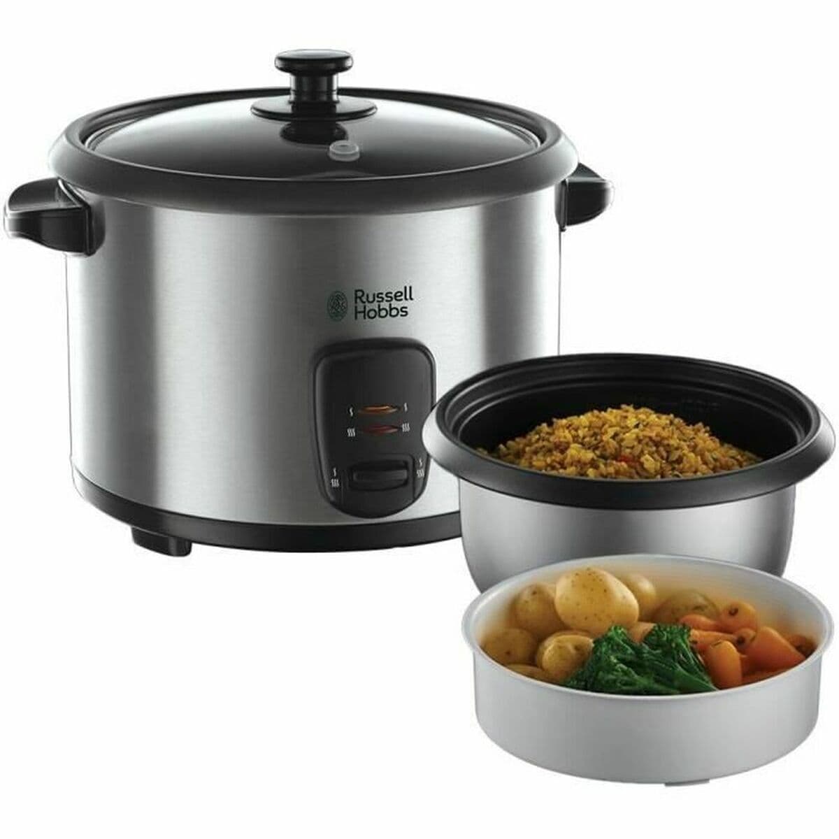 Reiskocher Russell Hobbs 19750-56 Grau Edelstahl 700 W 1,8 L (Restauriert B) — Bild 1