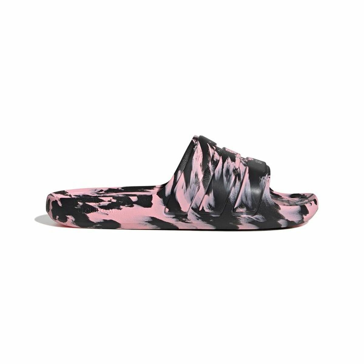 Flip Flops für Männer Adidas Adilette Flow Schwarz Rosa — Bild 1