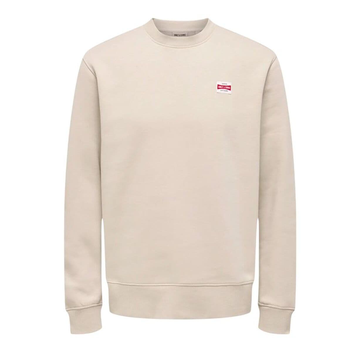Herren Sweater ohne Kapuze Only & Sons Onsdawson Reg Crew Vd Weiß — Bild 1