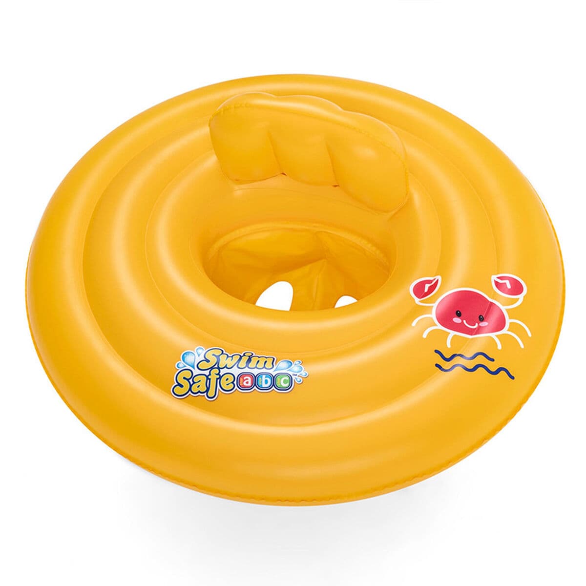 Bestway Aufblasbarer Schwimmer 3 Ringe Sitz Baby 76x76 cm 1 bis 2 Jahre Garten, Pool, Strand 32050 — Bild 1