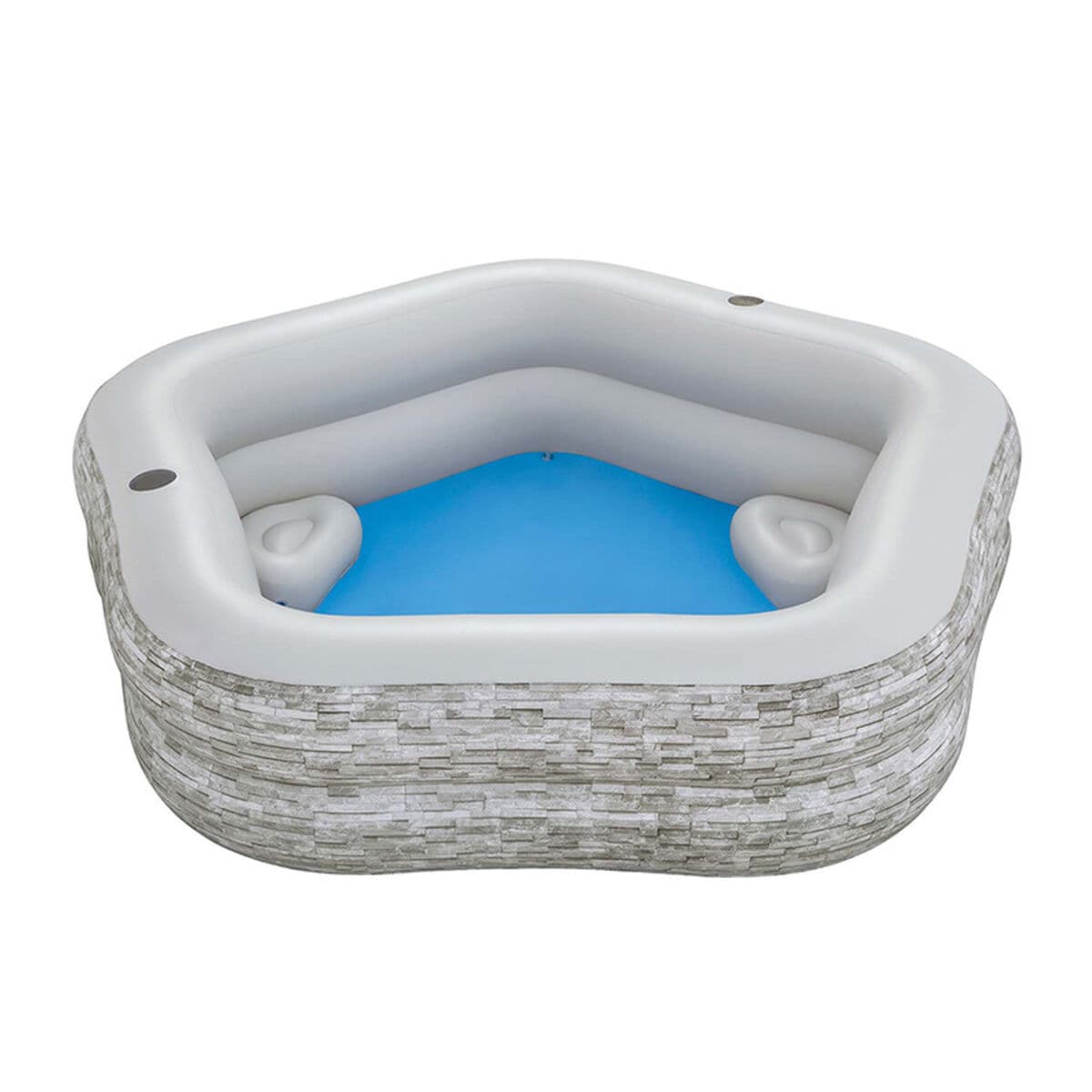 Bestway Aufblasbares Familienpool 213x206x53 cm +6 Jahre Garten 54423 — Bild 1