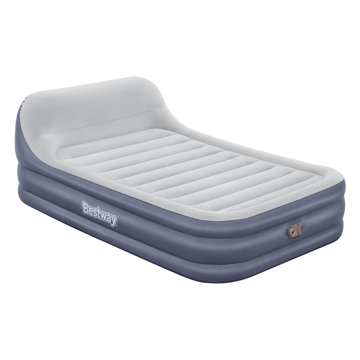 Bestway Doppelbett mit Motor Kopfteil 226x152x84 cm Aufblasbar Camping 67923 — Bild 1
