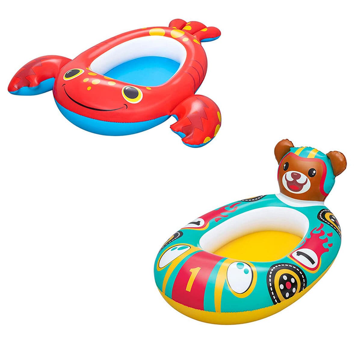 Bestway Aufblasbares Kinderboot Fuchs 94x66 cm +3 Jahre Strand und Pool 34168 — Bild 1