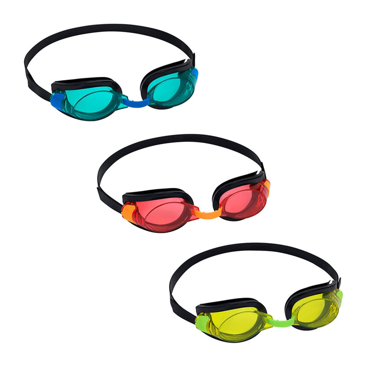 Bestway Kinder Schwimmbrille Silikonband Sortierte Farbe +3 Jahre Strand und Pool 21080 — Bild 1