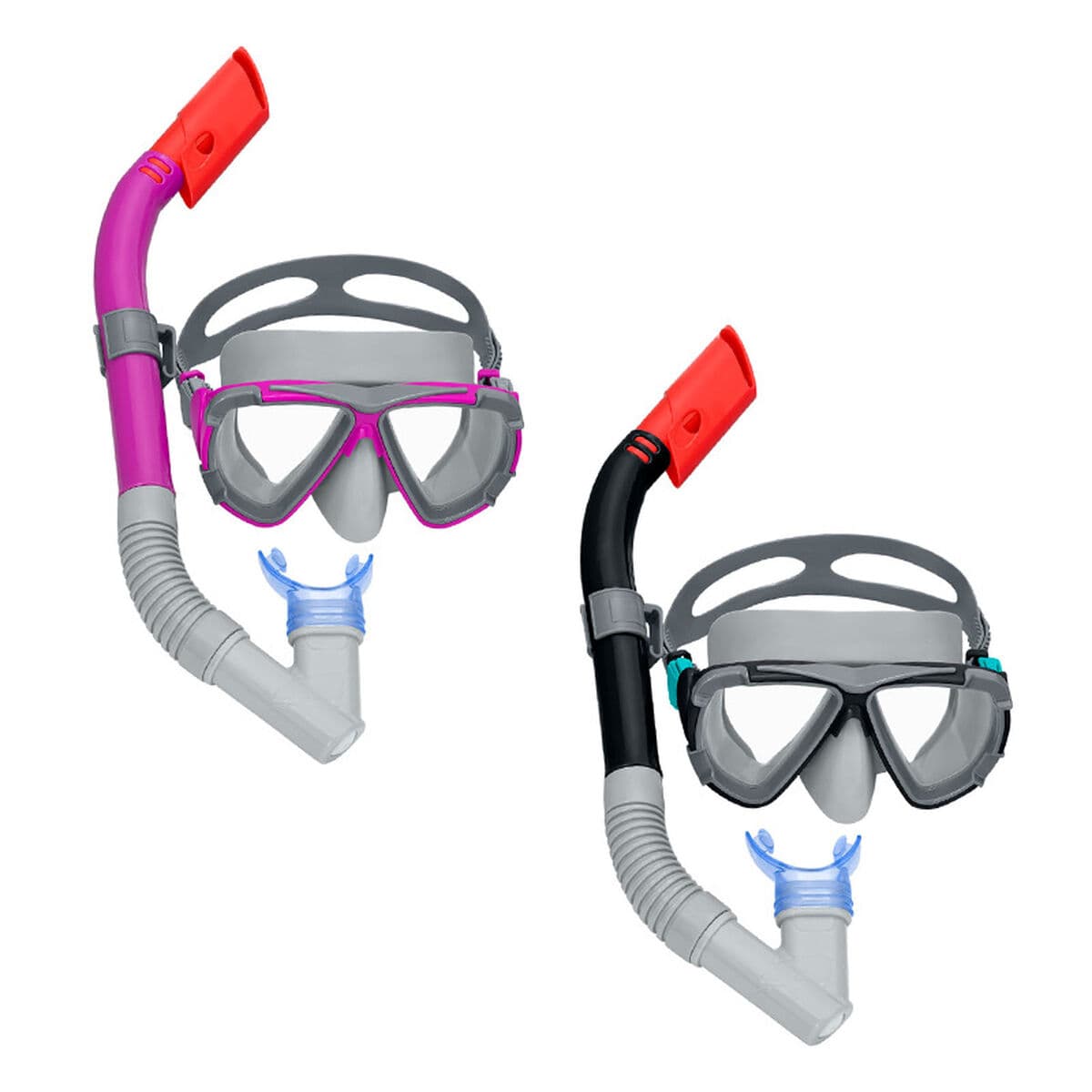 Bestway Set Kindermaske und -Schlauch anatomisches Band Sortierte Farben +3 Jahre Strand und Pool 24023 — Bild 1