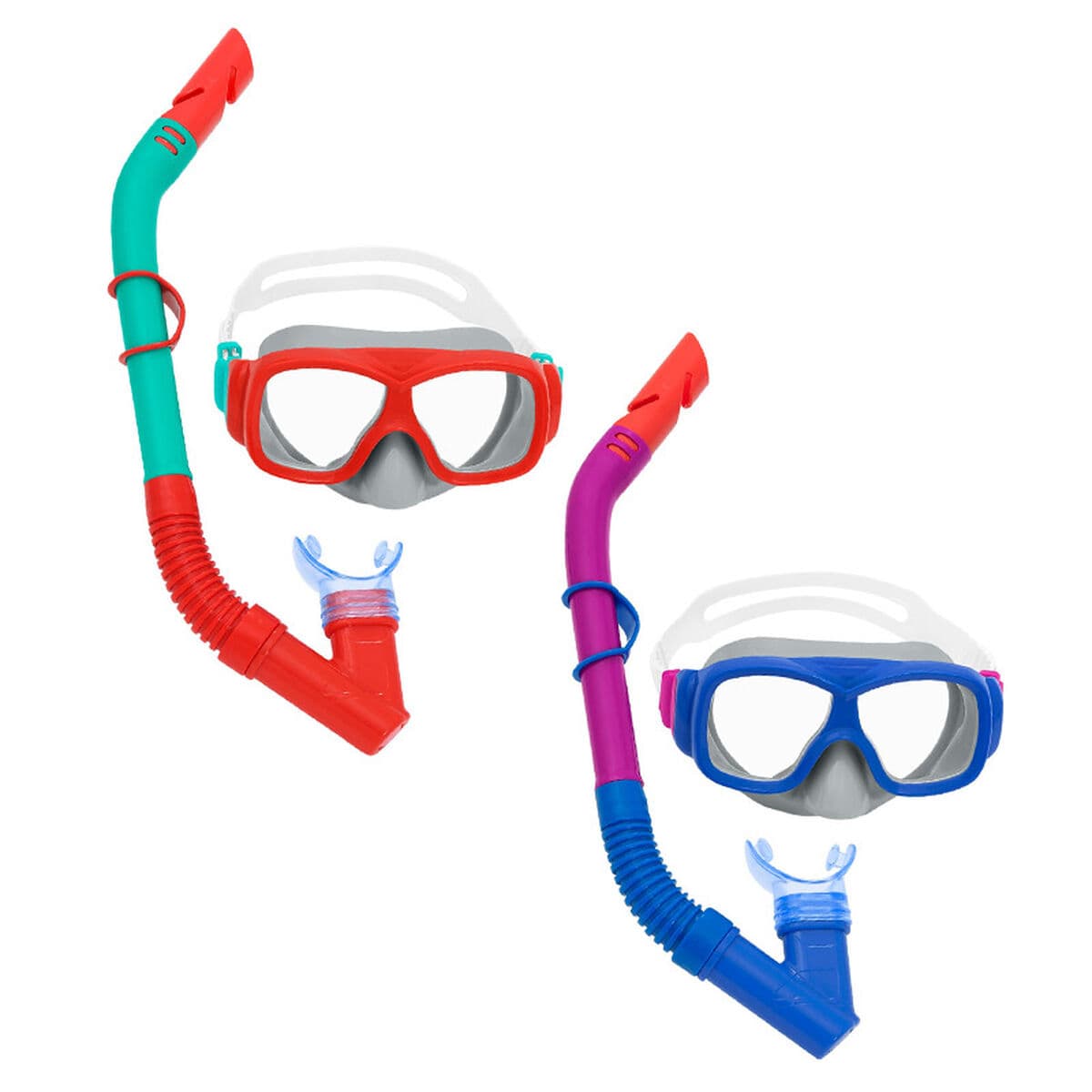 Bestway Set Maske und Rohr Junior Absperrventil Farbmischung +7 Jahre Strand und Pool 24025 — Bild 1