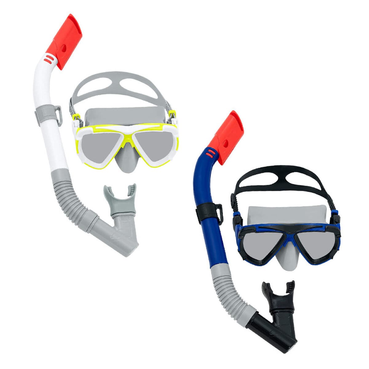 Bestway Set Maske und Schlauch Junior Anatomischer Riemen Farbmix +7 Jahre Strand und Pool 24035 — Bild 1