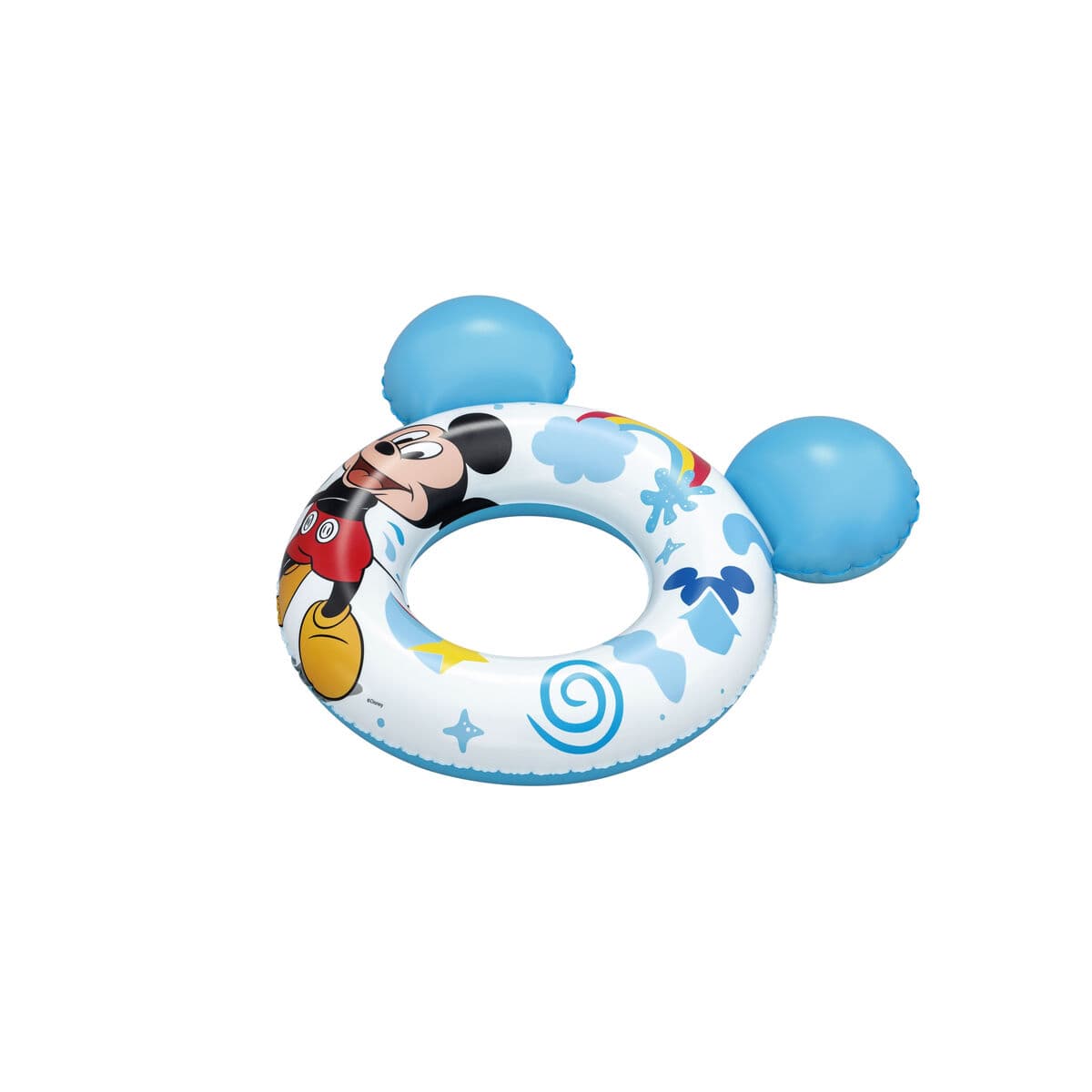 Bestway Schwimmring Disney Mickey Mouse Mit Ohren 74x76 cm +3 bis 6 Jahre Pool und Strand 09109 — Bild 1