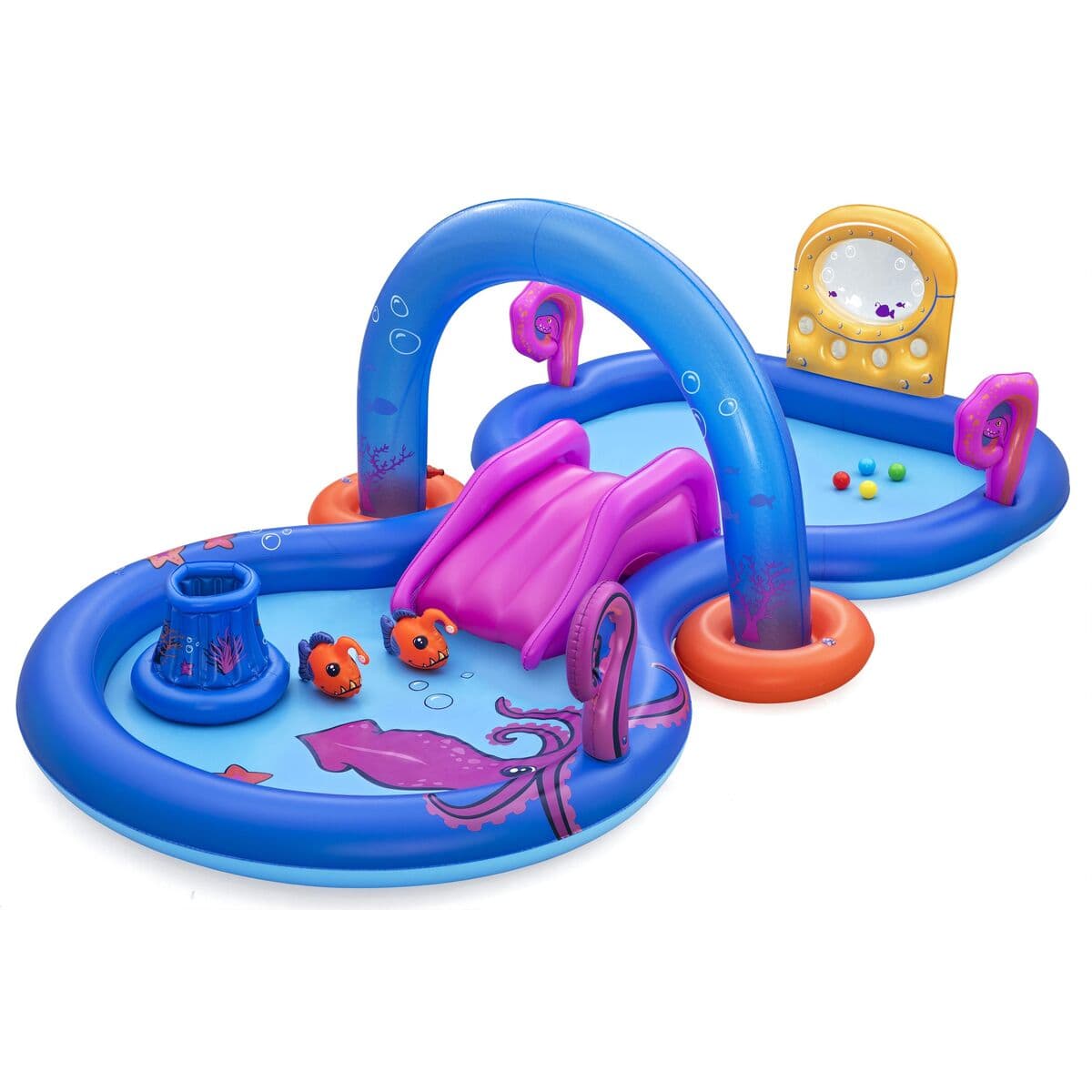 Bestway Aufblasbares Spielpool Abenteuer Meer 330x188x117 cm +2 Jahre Garten 53167 — Bild 1