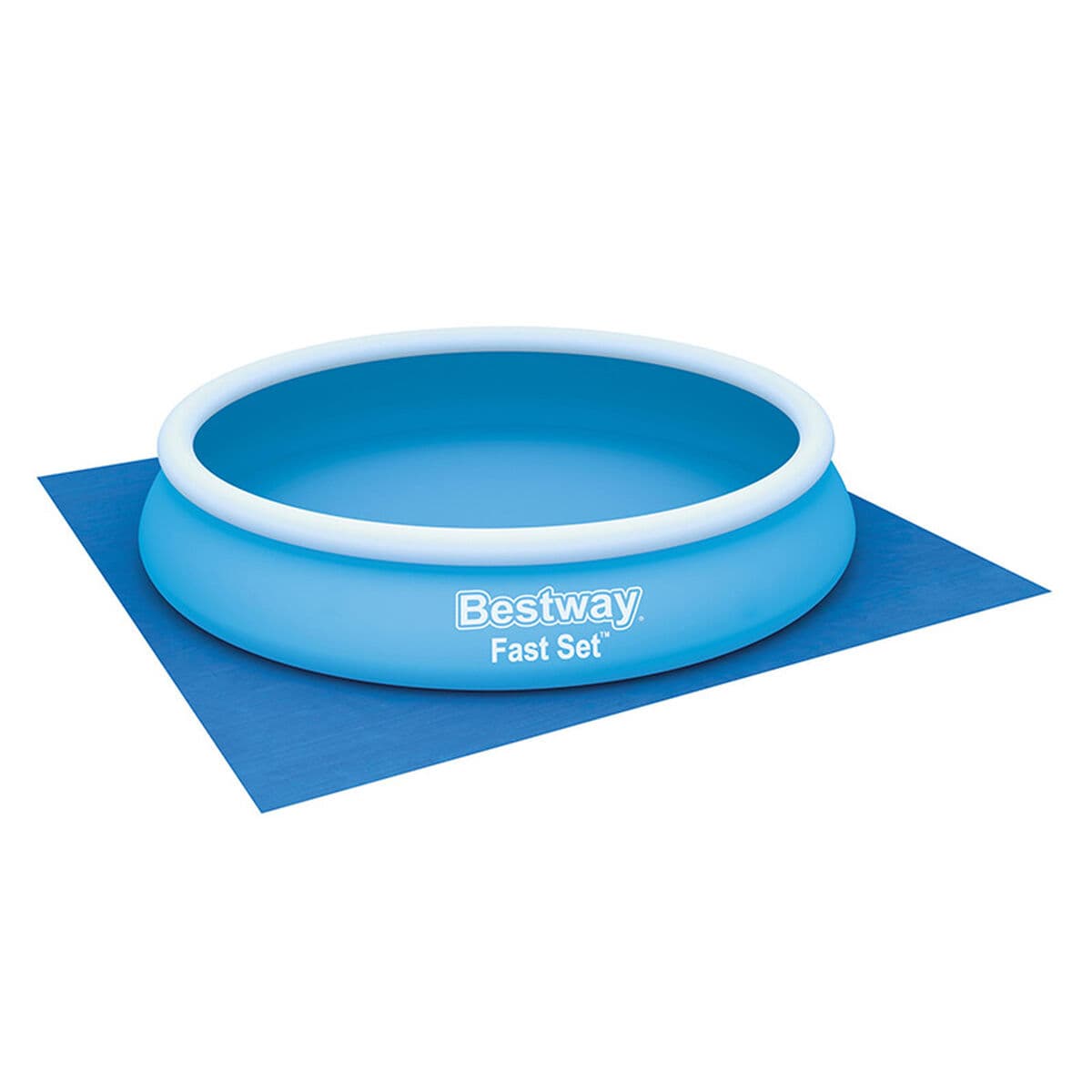 Bestway Bodenschutz Pool 396x396 cm Garten 58002 — Bild 1