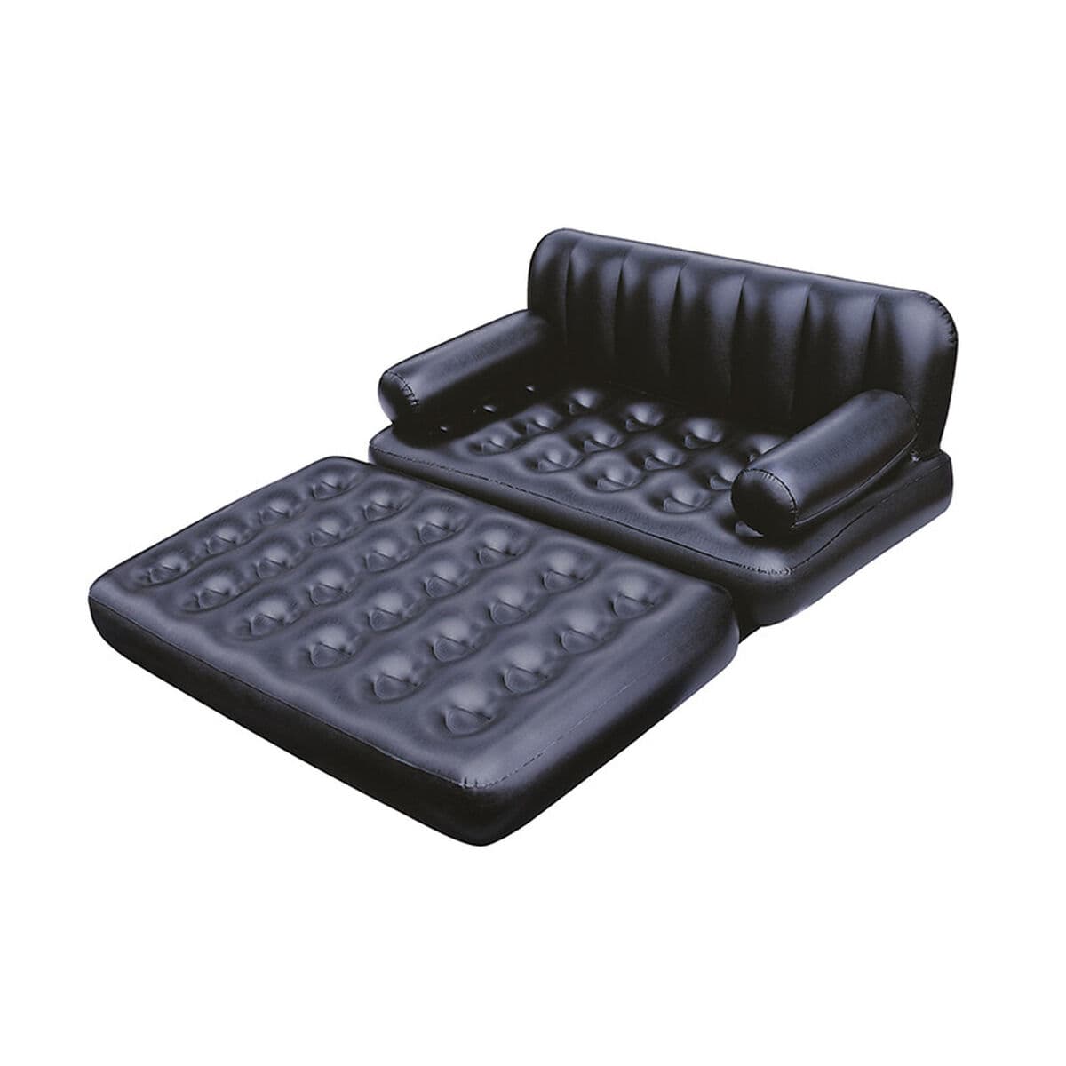 Bestway aufblasbarer Sessel 5 Positionen Schwarz 188x152x64 cm Innenraum 75054 — Bild 1