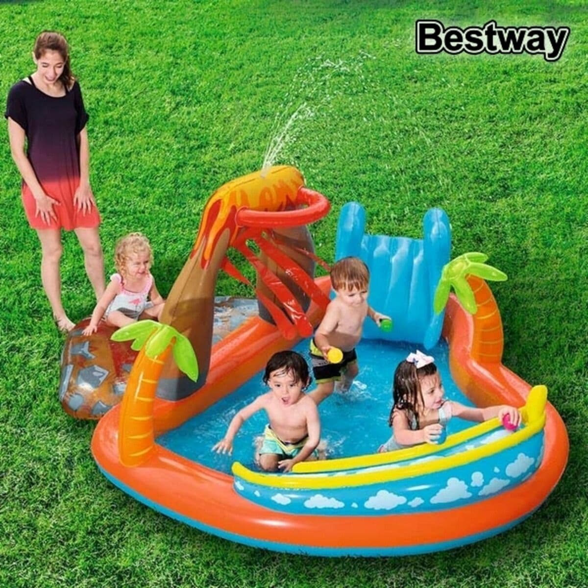 Aufblasbarer Pool C/C. PISCINA 2.65X2.65X1.04M HINCHABLE Bestway Bunt 265 x 265 x 104 cm — Bild 1