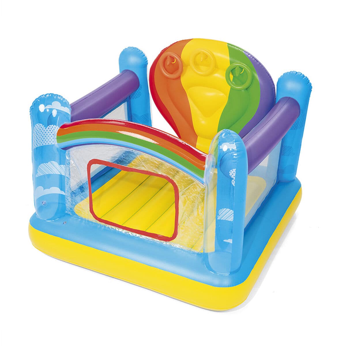 Bestway Hüpfburg Spiele Ringe 175x173x137 cm +3 Jahre Garten 52269 — Bild 1