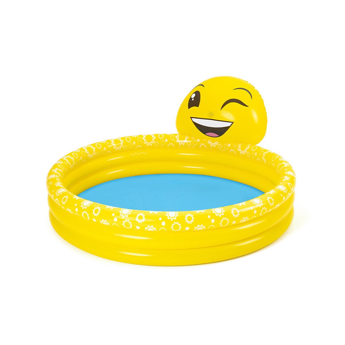 Bestway Aufblasbares Kinderbecken Lächelnder Wasserstrahl 165x144x69 cm +2 Jahre Garten 53081 — Bild 1
