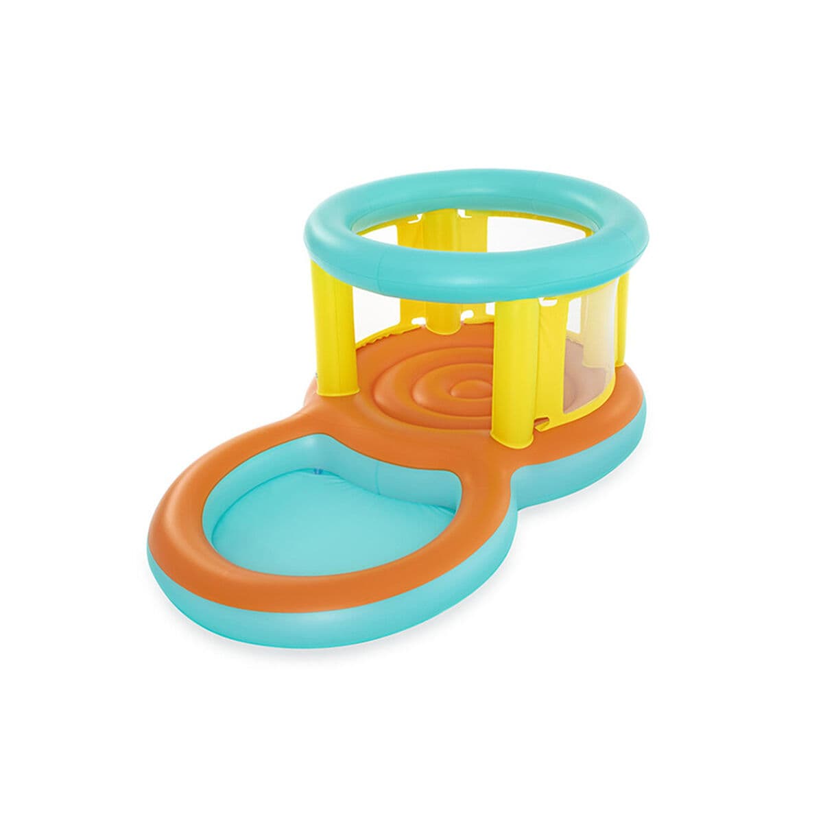 Bestway aufblasbares Poolspielzentrum Hüpfburg 239x142x102 cm +3 bis 6 Jahre Garten 52385 — Bild 1