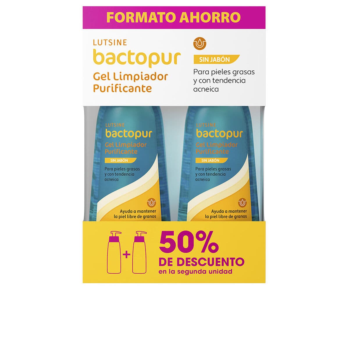 Gesichtsreinigungsgel Lutsine BACTOPUR 200 ml Reinigende — Bild 1