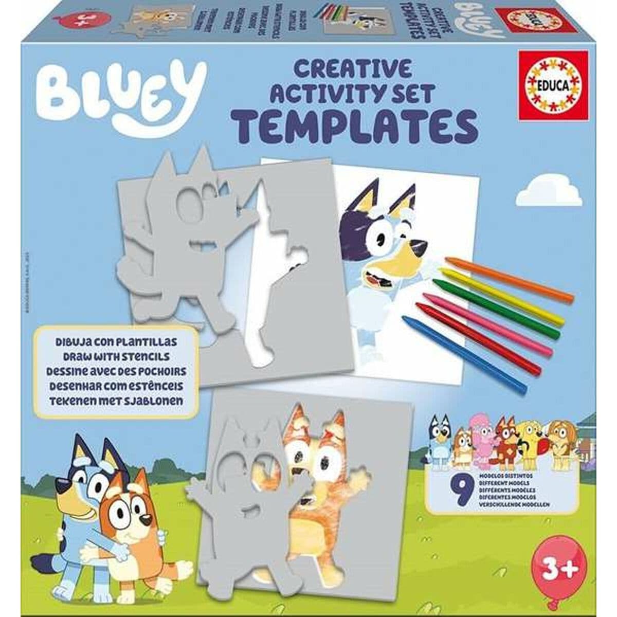Zeichenset Educa Bluey — Bild 1
