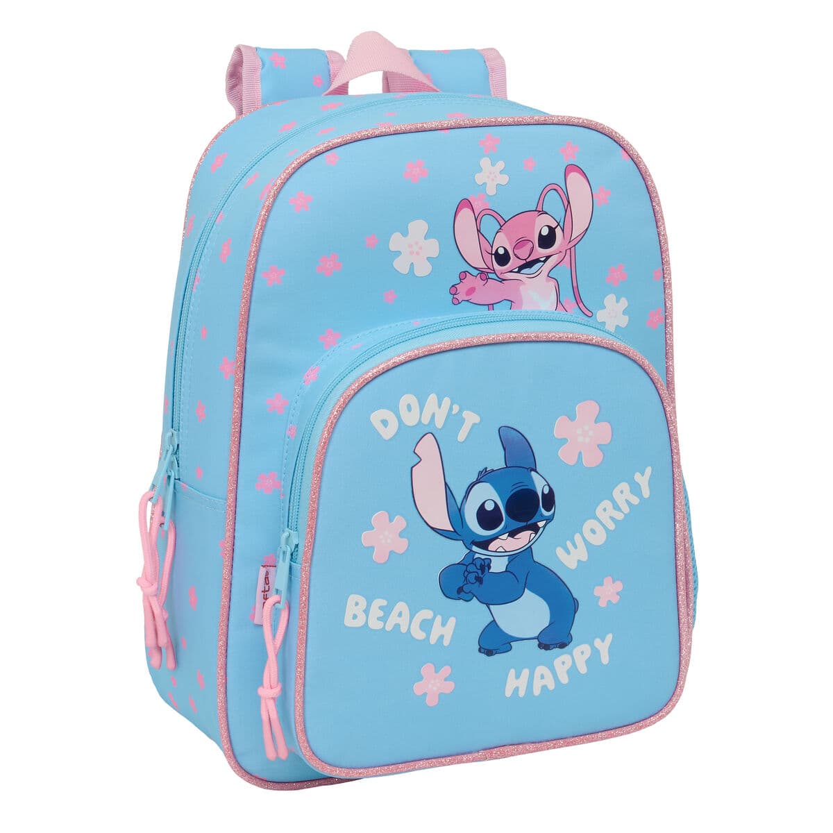 Schulrucksack Lilo & Stitch Happy Himmelsblau 26 x 34 x 11 cm — Bild 1