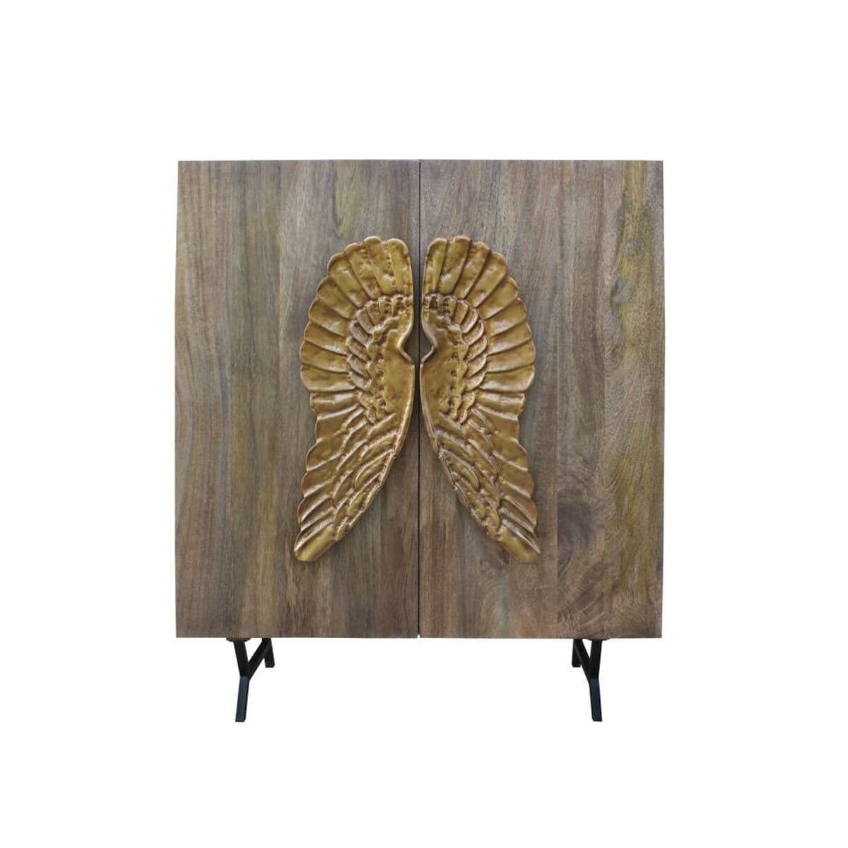 Anrichte DKD Home Decor Braun Gold Mango-Holz 100 x 45 x 120 cm 100 x 50 x 120 cm — Bild 1