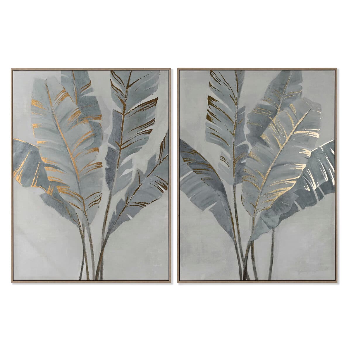 Leinwand Home ESPRIT polystyrol Leinwand 90 x 4 x 120 cm — Bild 1