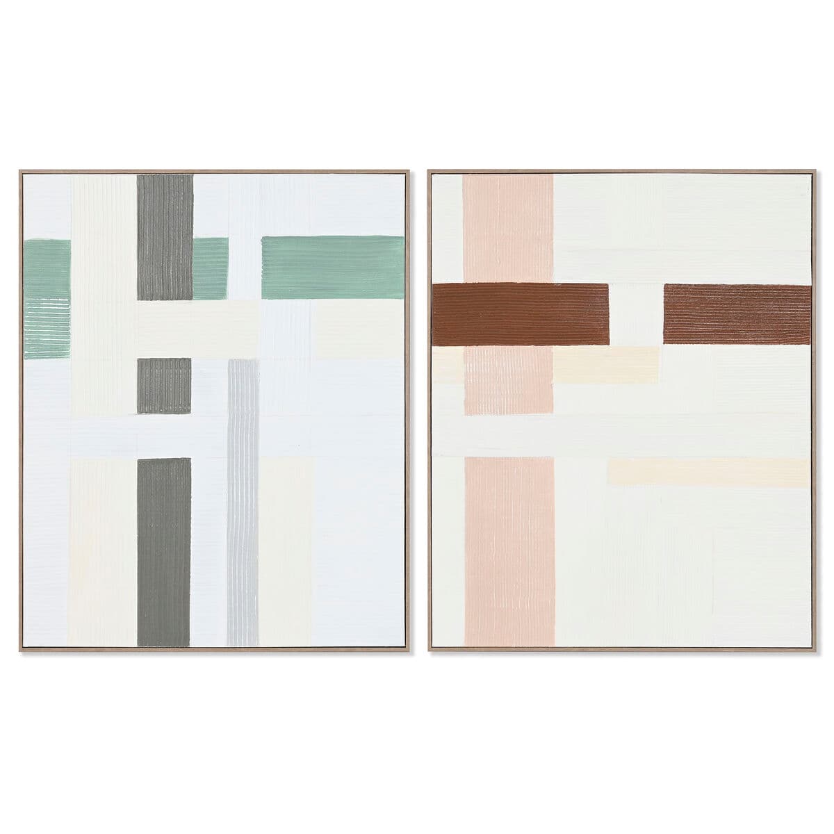 Leinwand Home ESPRIT Kiefer Leinwand 82 x 4,5 x 102 cm 82,2 x 4,5 x 102 cm — Bild 1