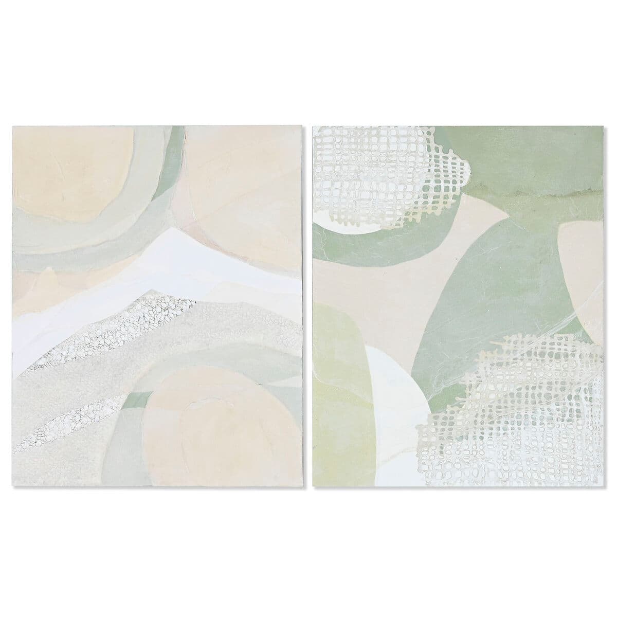 Leinwand Home ESPRIT Kiefer Leinwand 80 x 4 x 100 cm 80 x 3,8 x 100 cm — Bild 1