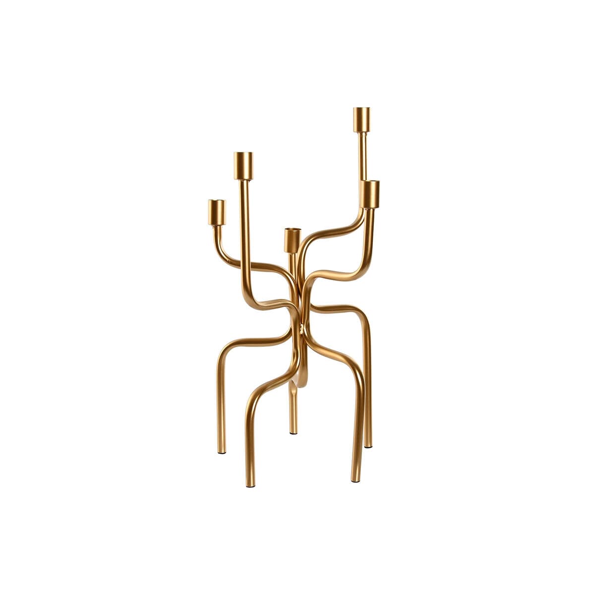 Kerzenleuchter Home ESPRIT Gold Metall 25 x 25 x 51 cm — Bild 1