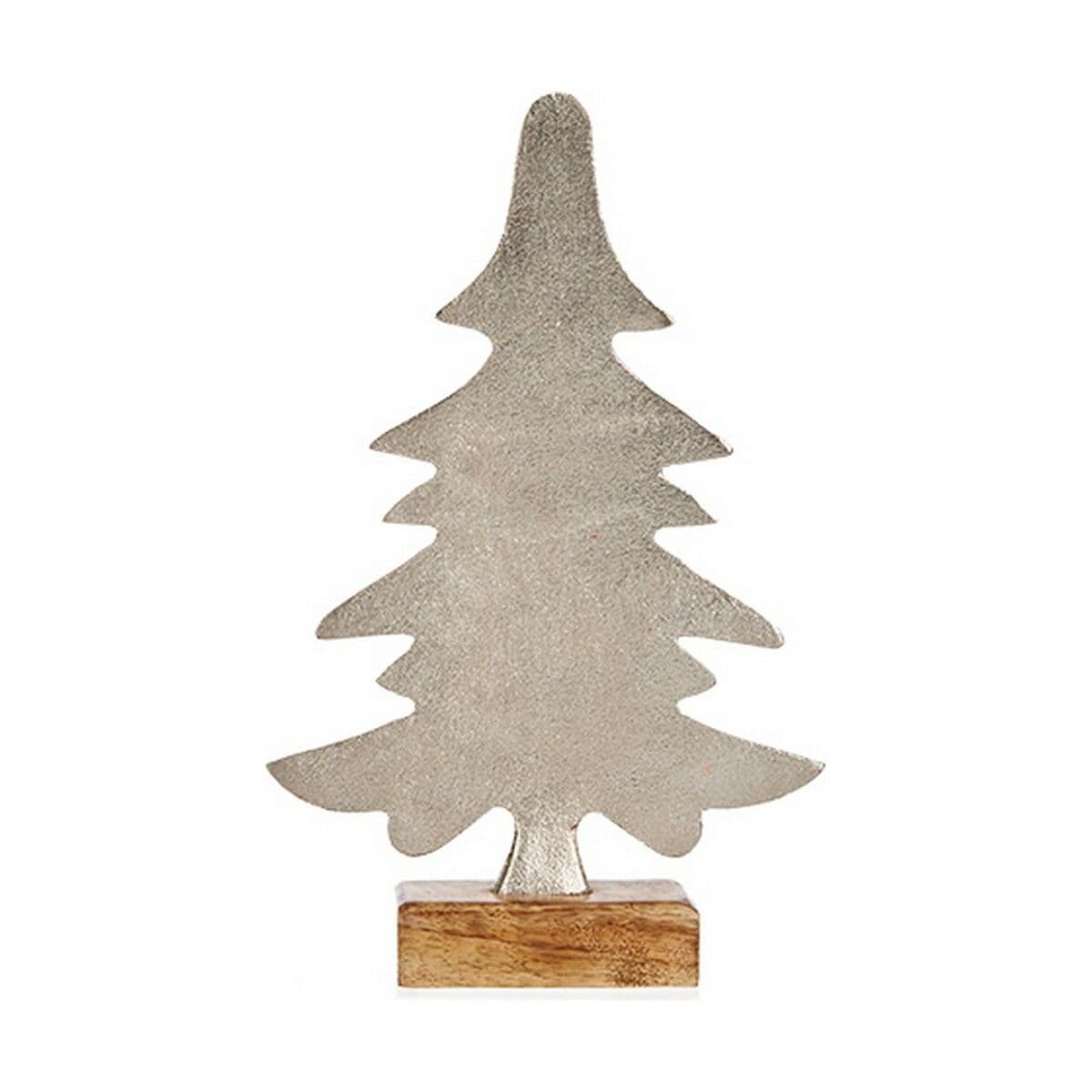 Weihnachtsbaum Krist+ Silberfarben Silber Metall 6 x 25,5 x 16 cm — Bild 1
