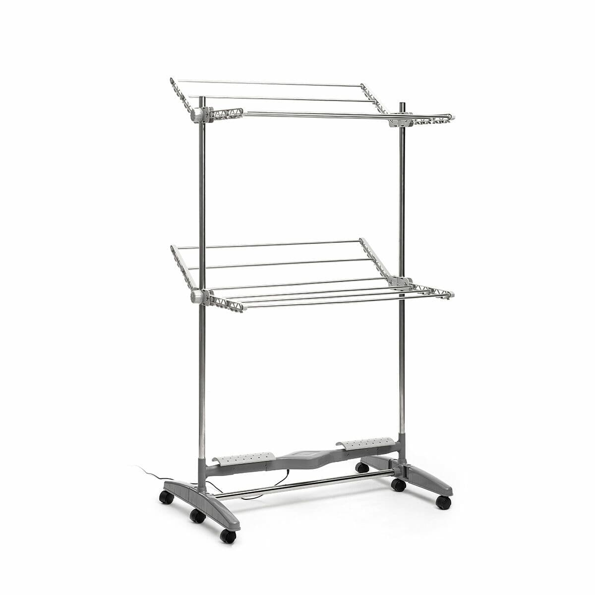 Klappbarer Elektro-Wäscheständer mit natürlicher Luftzirkulation Dryllon InnovaGoods 24 W 12 Stangen Grau (Restauriert C) — Bild 1