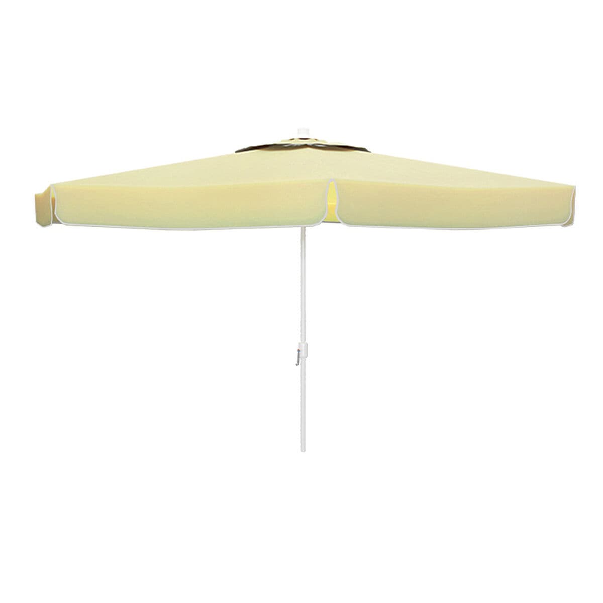 Marbueno Alu-Sonnenschirm 8 Streben D270 cm Polyester Weiß Garten, Pool und Terrasse 10182 — Bild 1